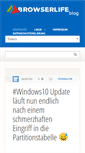 Mobile Screenshot of blogging.browserlife.de